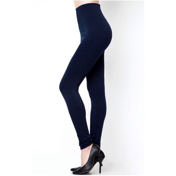 Fleece Lined Tummy Control Leggings - Picture 4 of 4